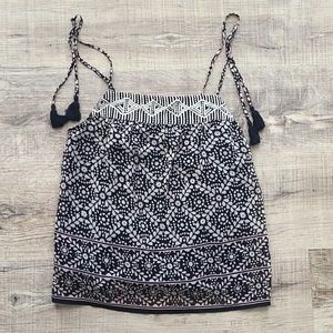 American Eagle Tank Top with Tassels sz S/P